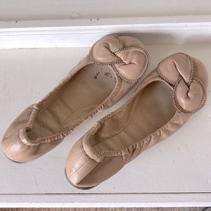 See by Chloe tan ballet flats womens 40.
